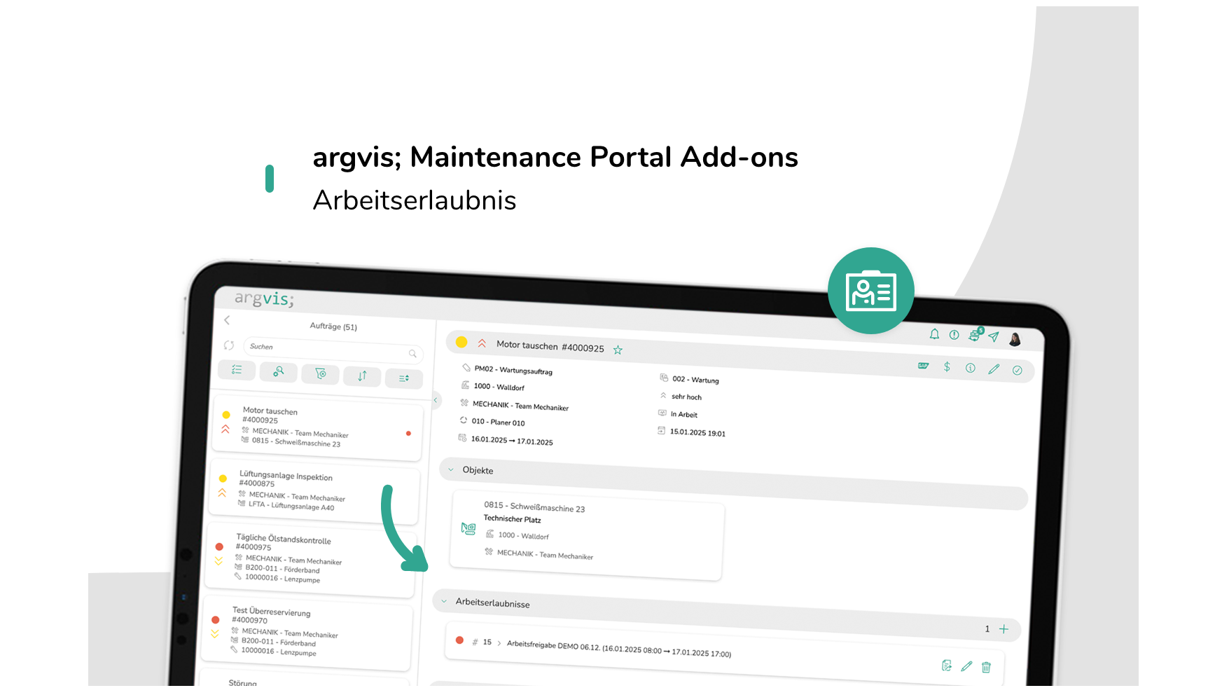 Digitale Arbeitserlaubnis in der Instandhaltung mit SAP PM