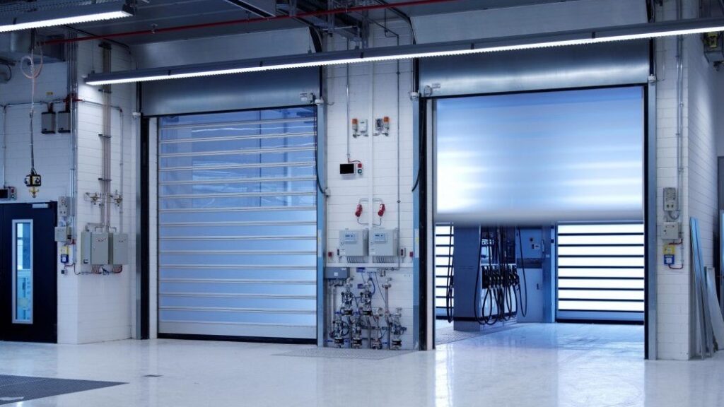 High-speed turbo door