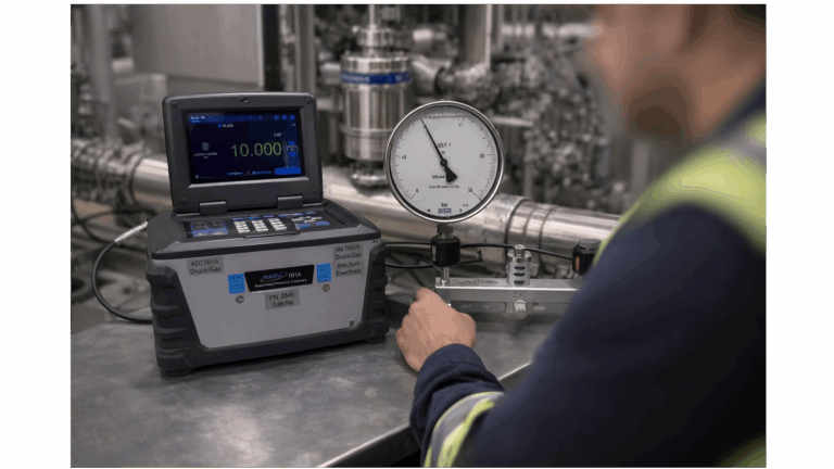 Druckkalibrierung nun auch vor Ort!