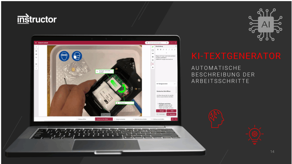Künstliche Intelligenz als Co-Pilot für mehr Effizienz und Klarheit in bebilderten Anleitungen