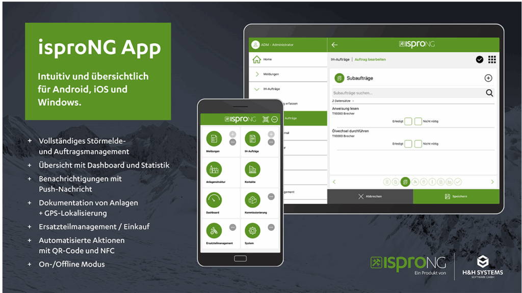 Smarte Instandhaltung mit der IsproNG App