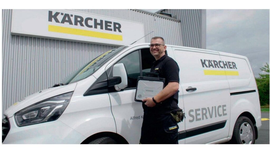 TOUGHBOOK 33 supports Kärcher service engineer field force