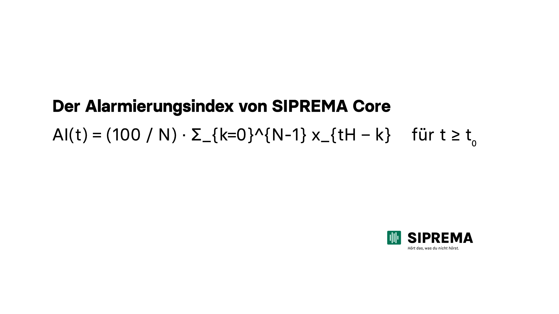 Der Alarmierungsindex AI(t)