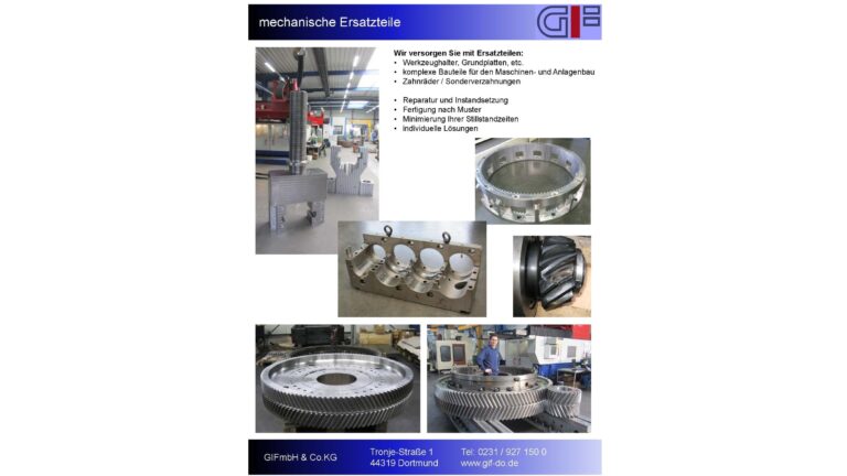 Ersatzteile nach Muster / Kundenspezifikation