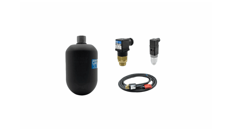 FOX Hydraulic accumulator, pressure switches