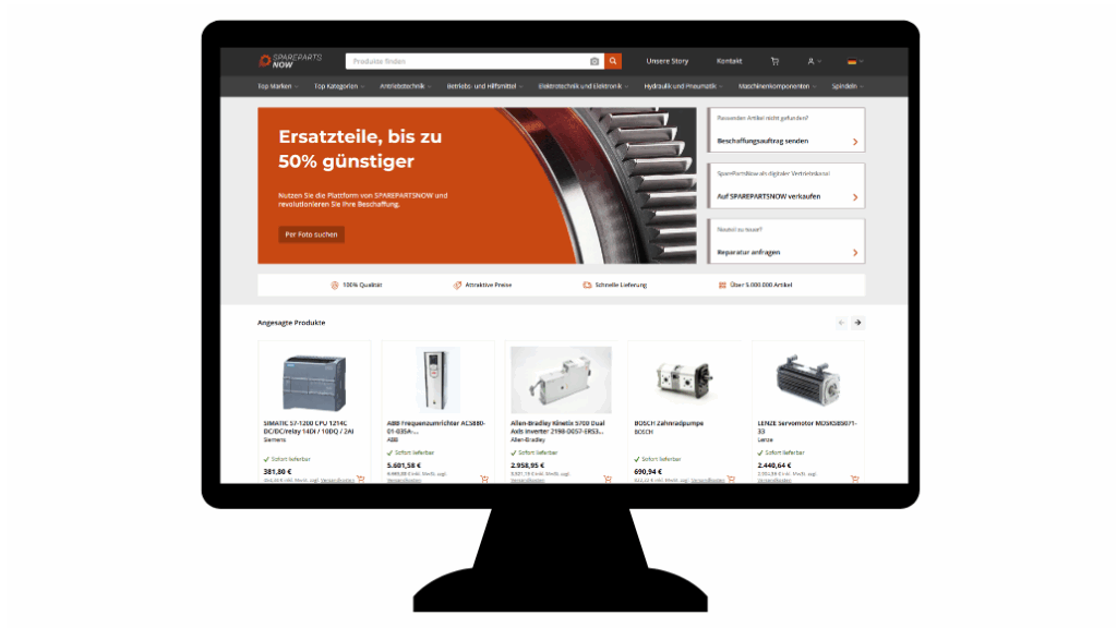 Die führende Plattform für industrielle Ersatzteile kommt zur maintenance nach Dortmund