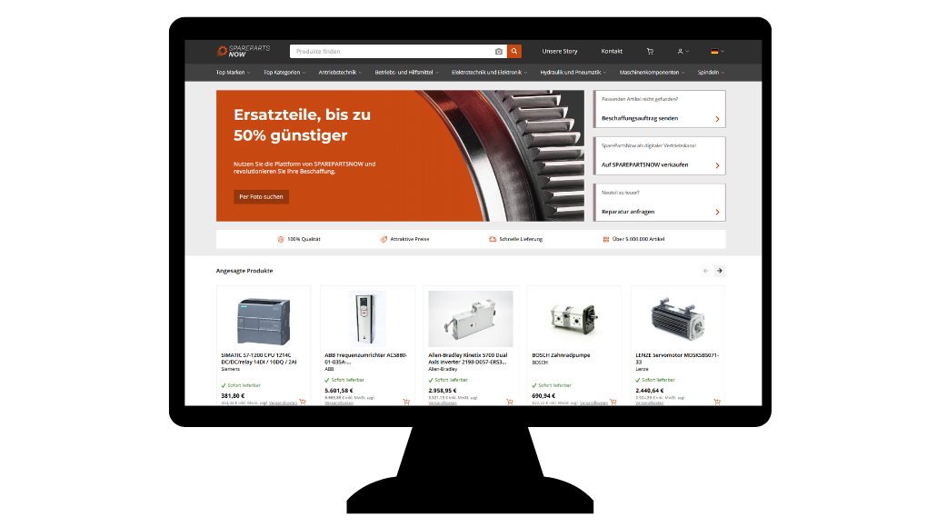 Die führende Plattform für industrielle Ersatzteile kommt zur maintenance nach Dortmund