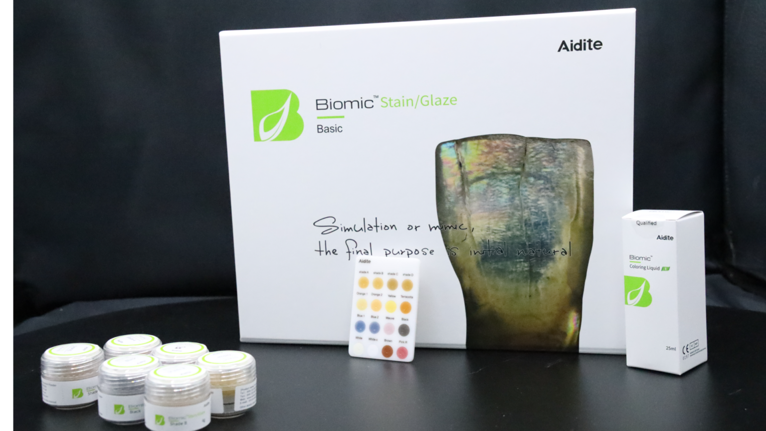 Biomic Stains Glaze Dental Expo