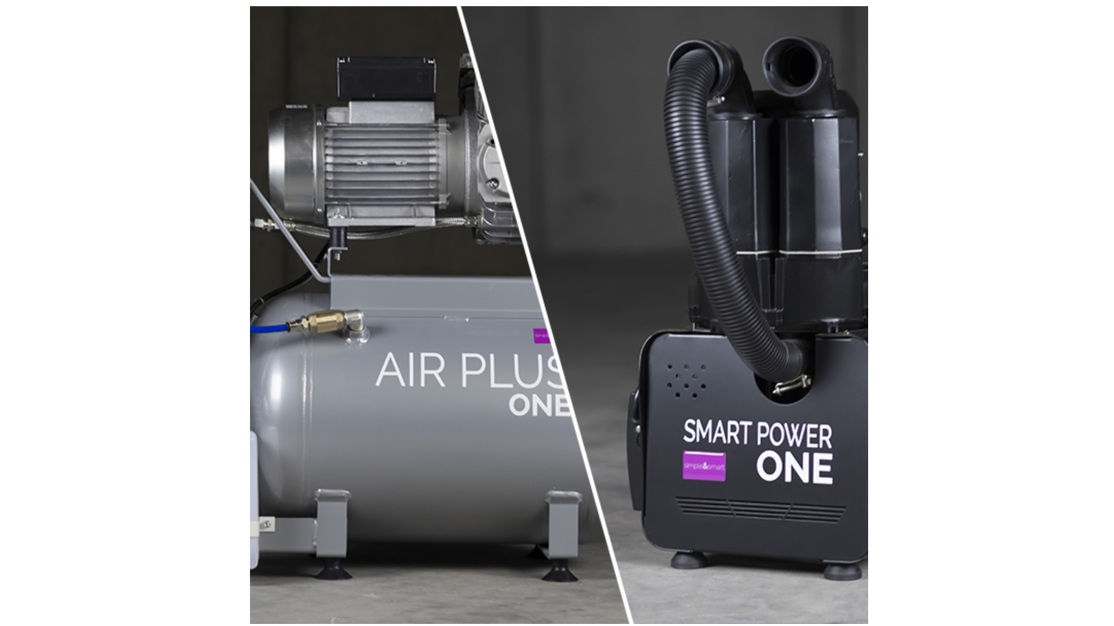 SImple & Smart Compressoren en Afzuigsystemen