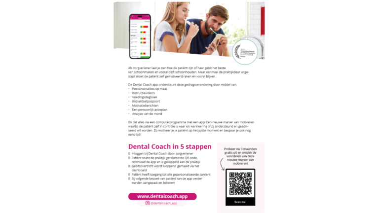Dental Coach; tandheelkundig life style programma