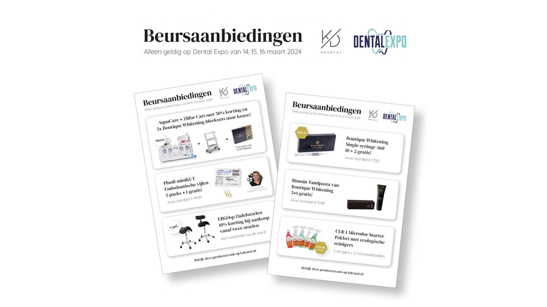 Ontdek onze Dental Expo Beursaanbiedingen!