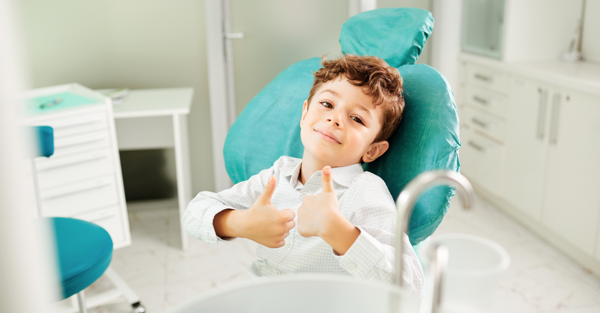 Kind bij tandarts