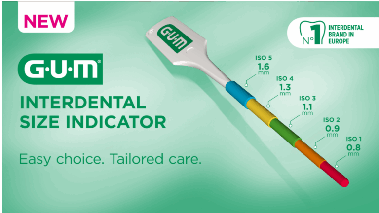 GUM® introduces: the GUM Interdental Size Indicator