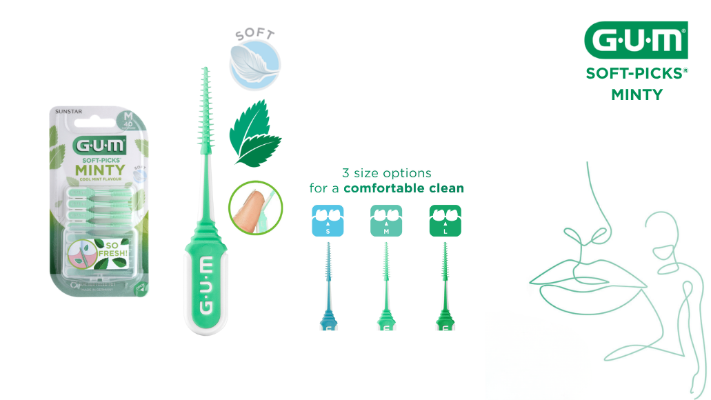 GUM® SOFT-PICKS® MINTY
