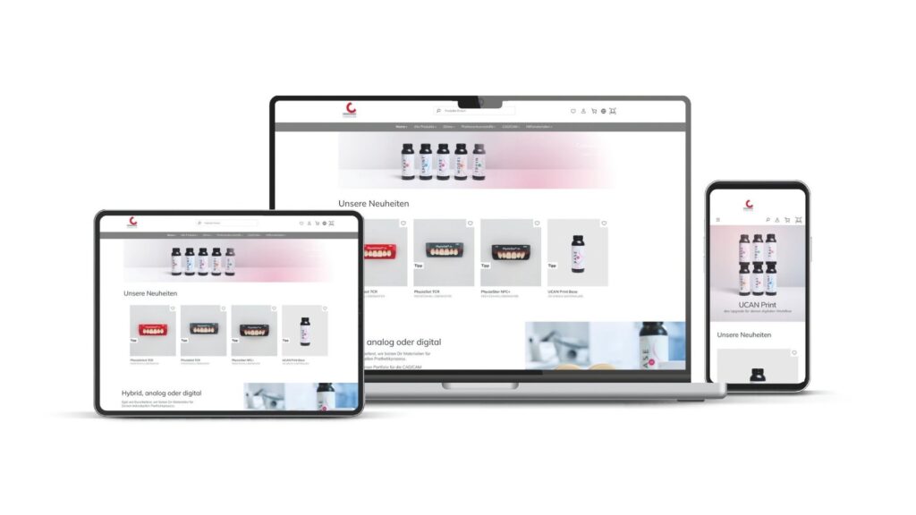 NEW WEBSHOP – FAST, SECURE, RELIABLE. WITH A CONVENIENT SCAN FUNCTION