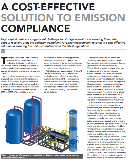 A Cost-Effective Solution to Emission Compliance