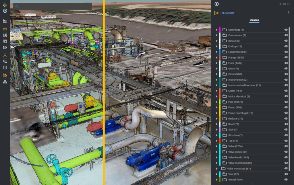 classification of equipment scanned into inventory