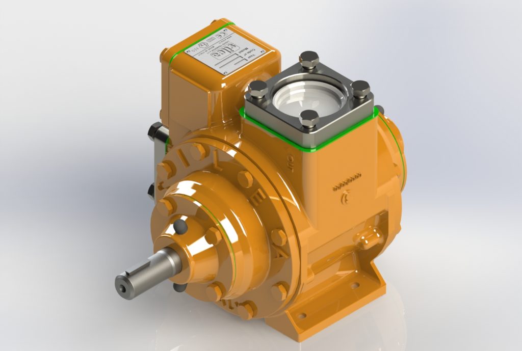 Volumetric vane pump (model 1052E)