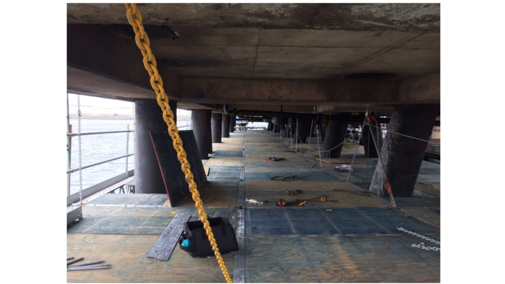 SkyDeck suspended work platform