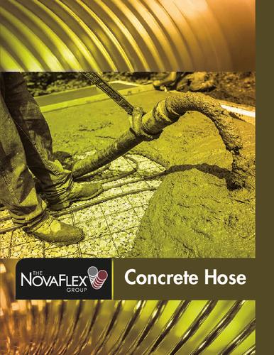 Concrete transfer hose + material handling.