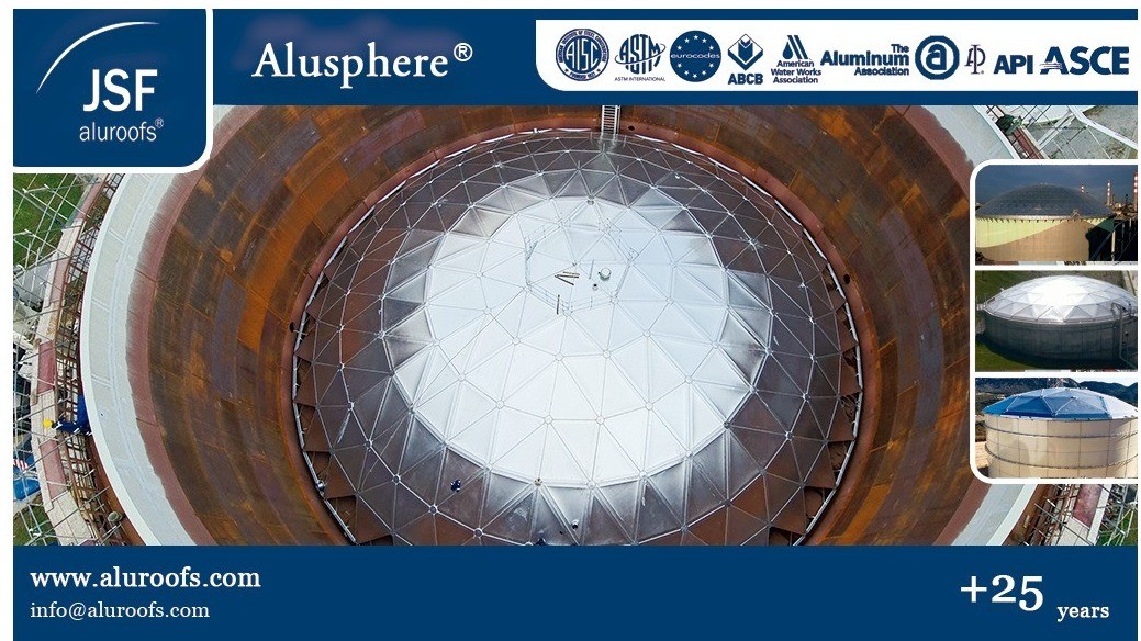 Alusphere ® | Dome roofs for premium all-aluminum cover solutions.