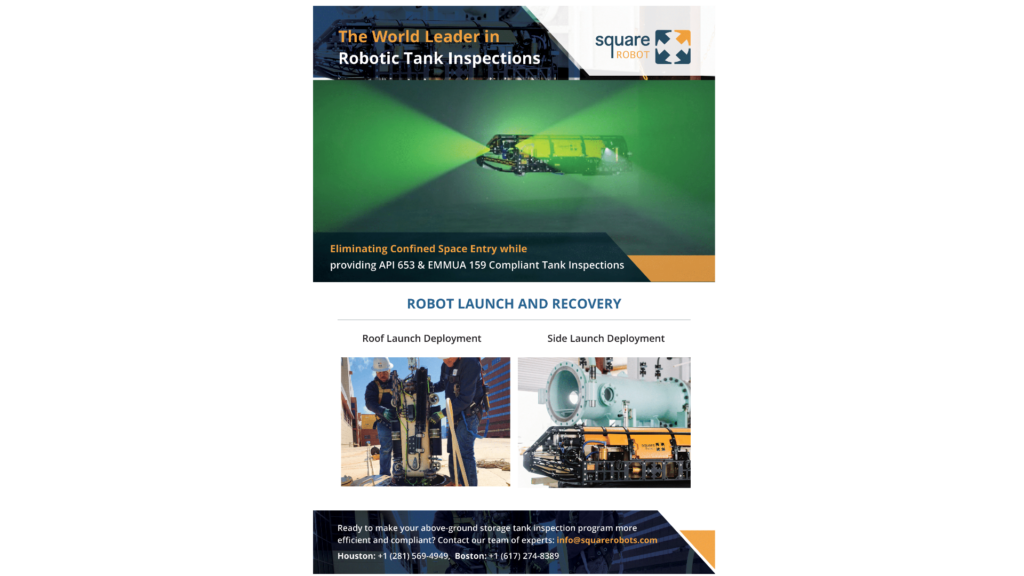 The World Leader in In-service Robotic Tank Inspections