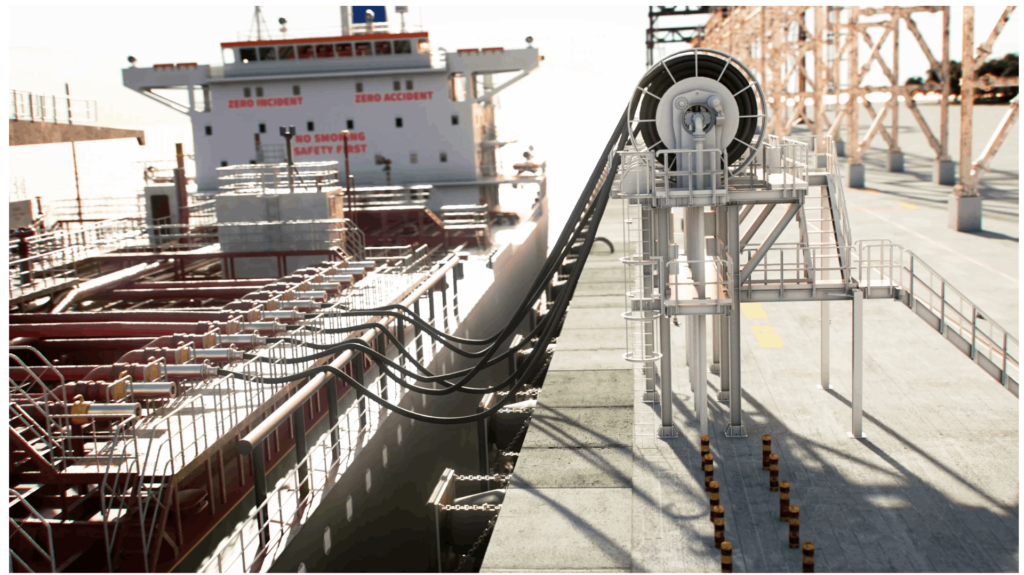 QuayReel®  System – Tanker Loading