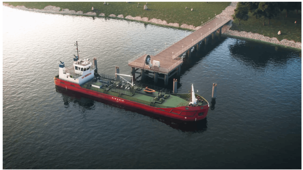 QuayReel®  System – Small Scale River Terminal
