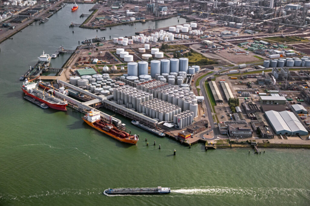 petrochemical industrial port