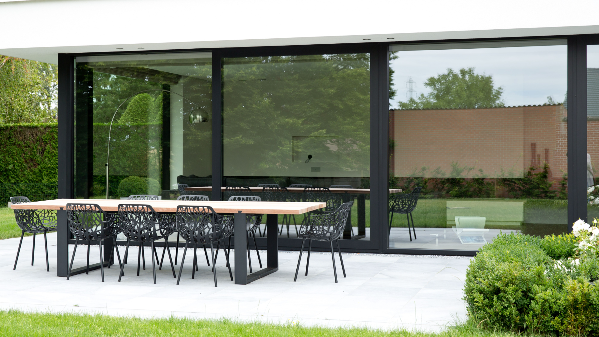 SCHUIFRAMEN PVC, ALUMINIUM, HOUT