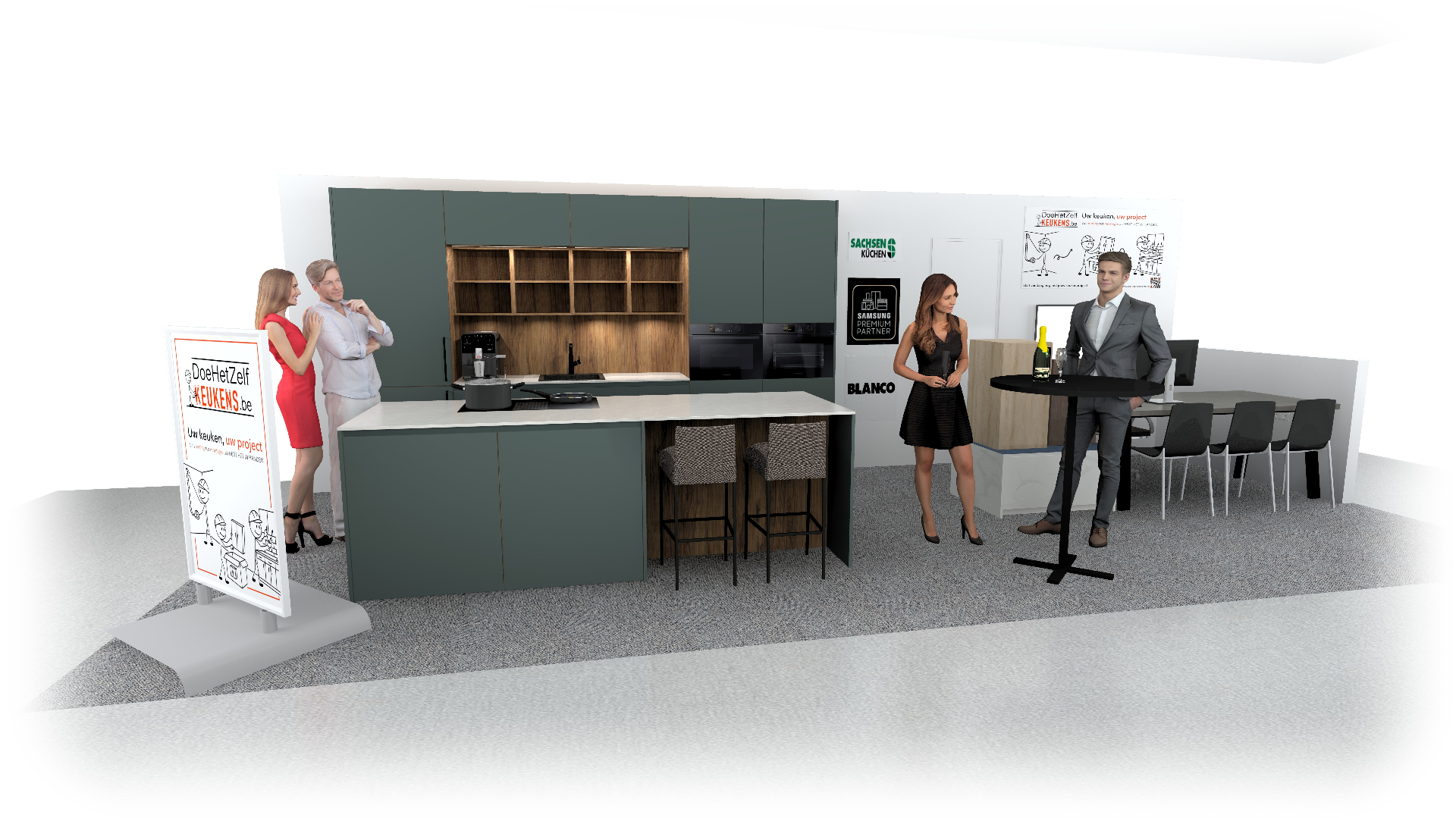 Onze stand op de Bis beurs