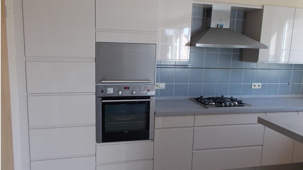 Renovatie van de keuken.