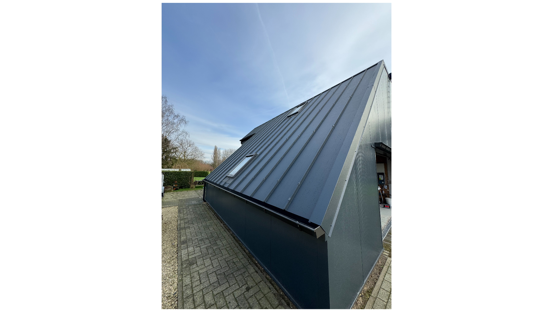 Prive woning dak- wandbeplating