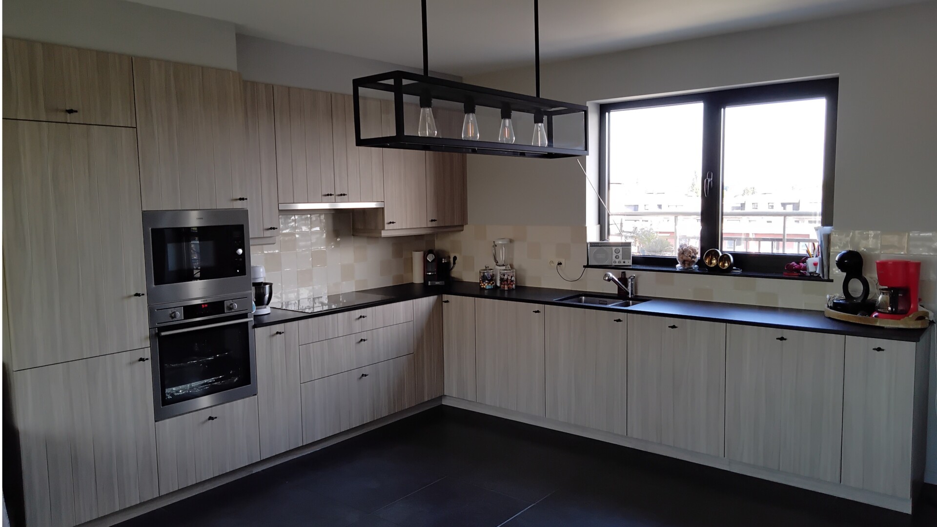 Renovatie van de keuken.