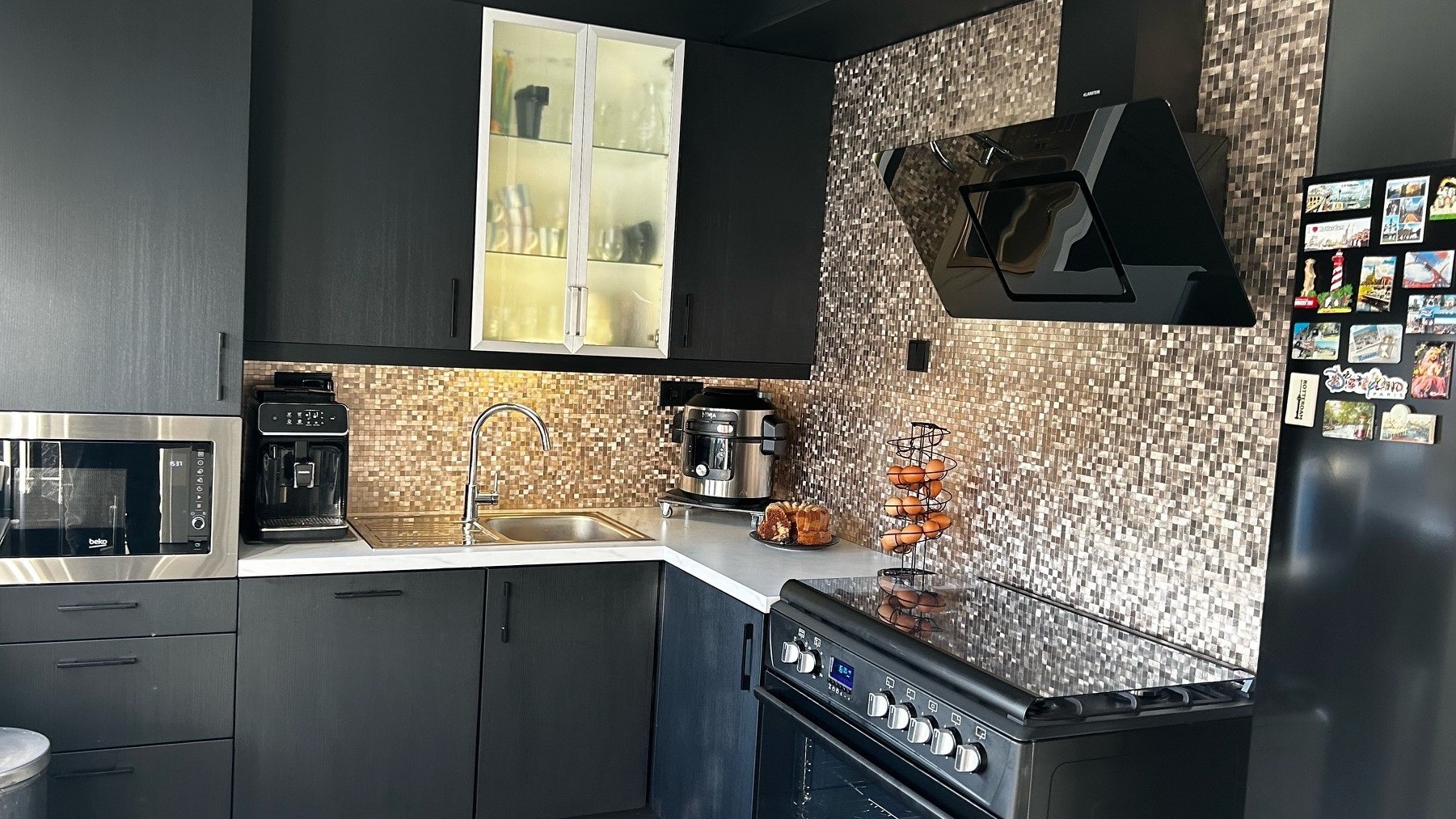 Renovatie, open keuken.