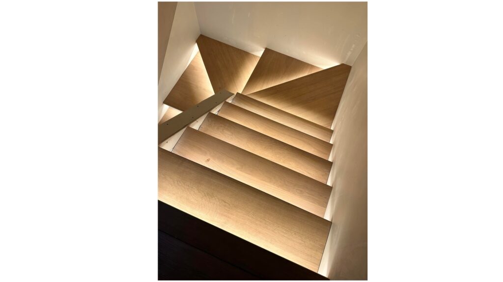 Bekleden van betonnen trap