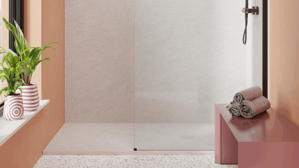 Luca Varess Suite douchewandbekleding: Dizzy Pearl