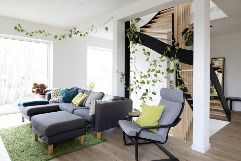 Compacte cohousen met 3 gezinnen