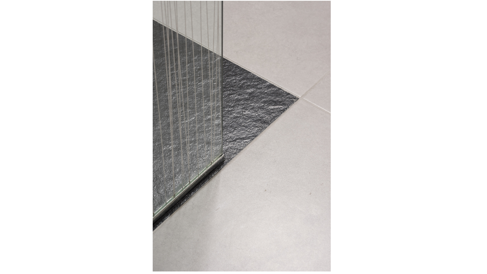 Doucheplaat in composiet