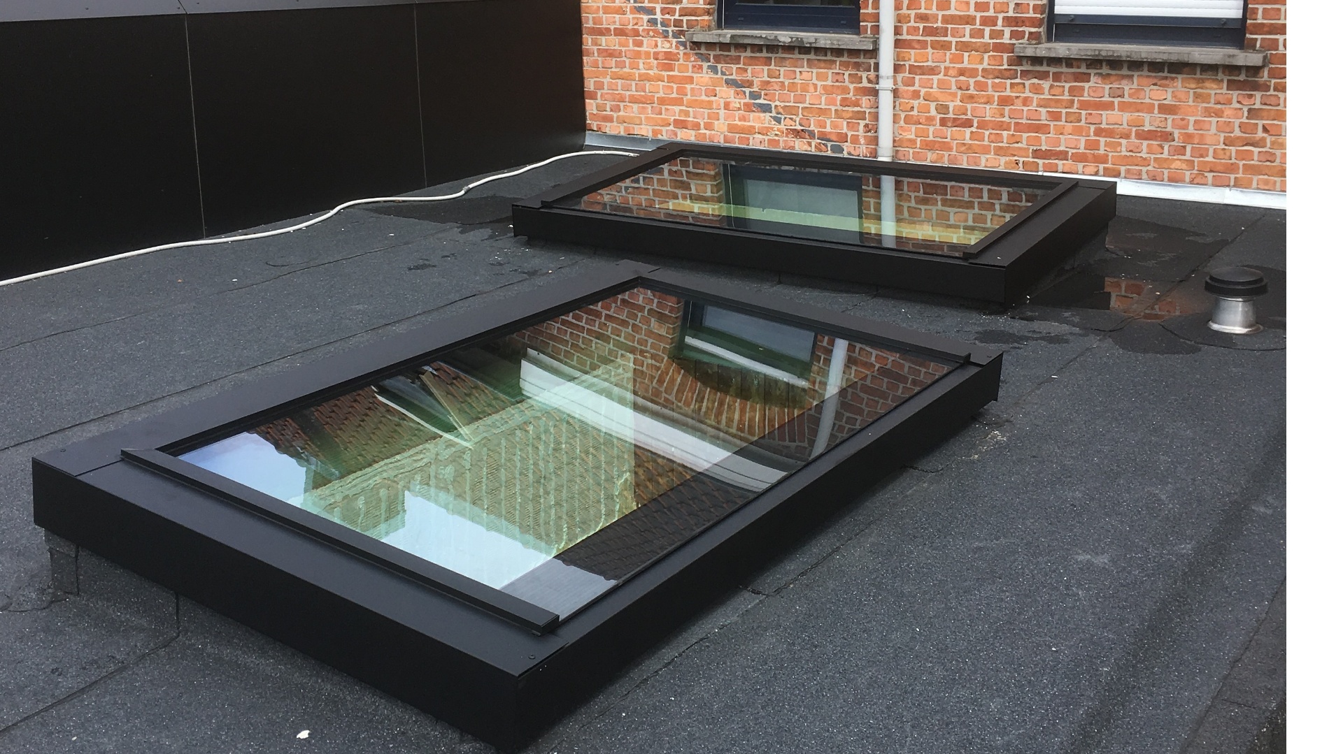 2x lichtstraat in 1 ruit