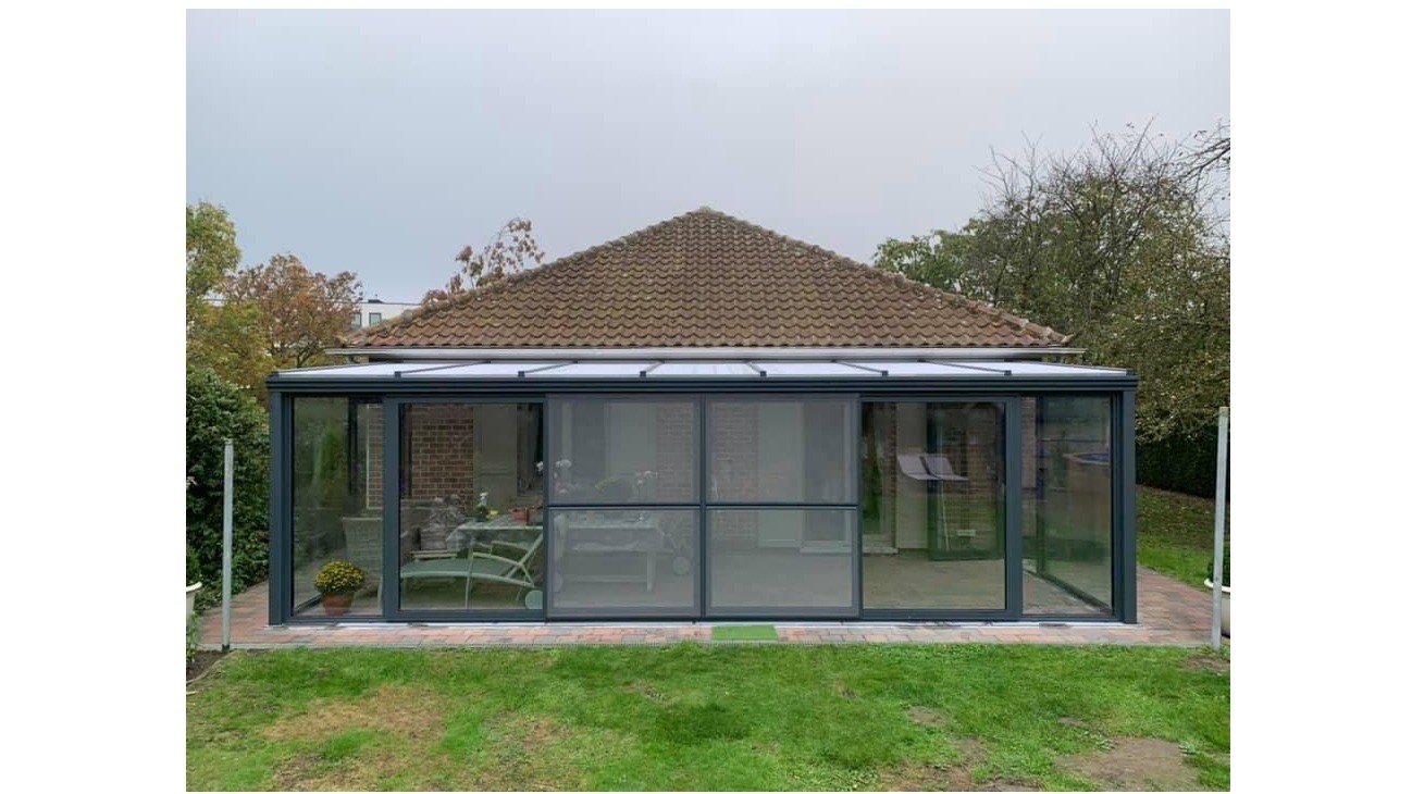 Veranda in aluminium