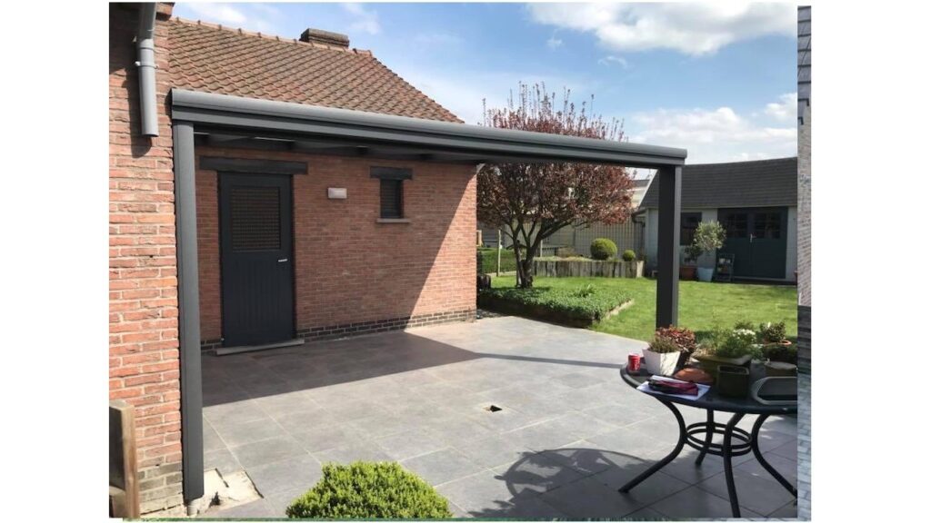 Terrasoverkapping in aluminium