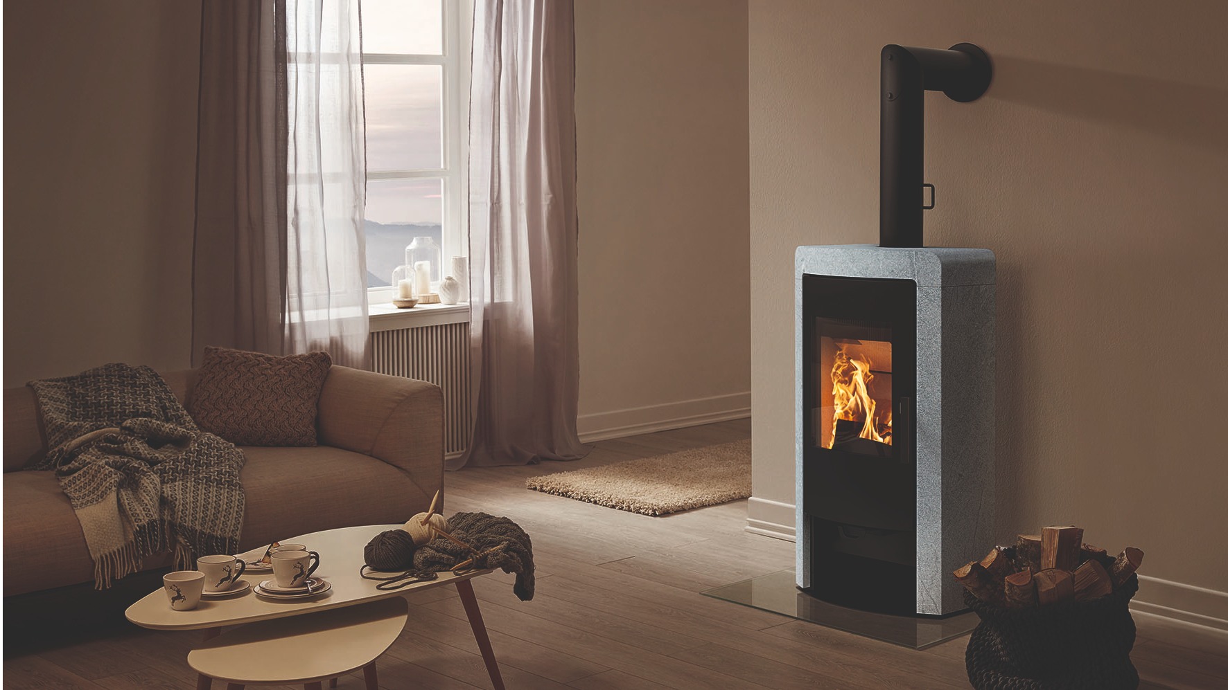 RIKA houtkachel Nex met Rikatronic4