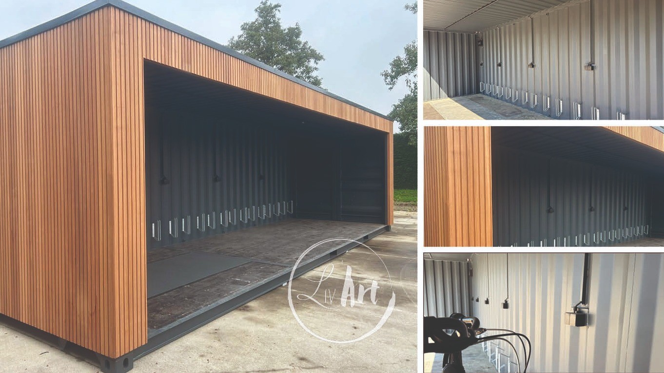 Zeecontainer Fietsenstalling