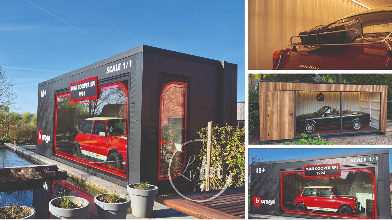 Zeecontainer Oldtimerstalling