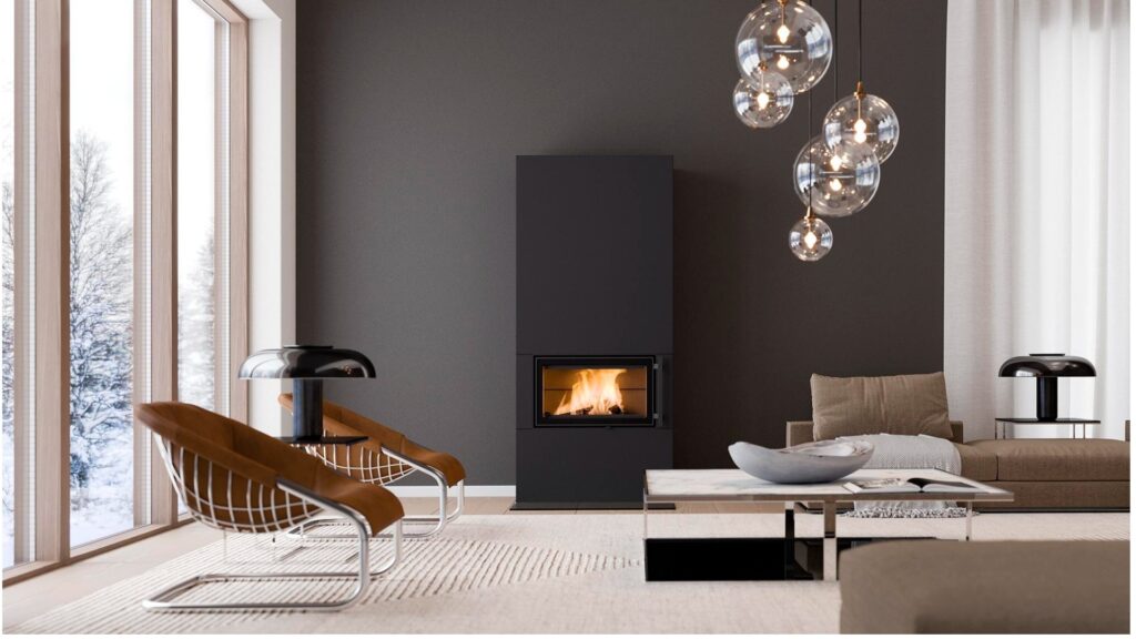 TULIKIVI : KARELIA : SARAMO 21 Satin Black