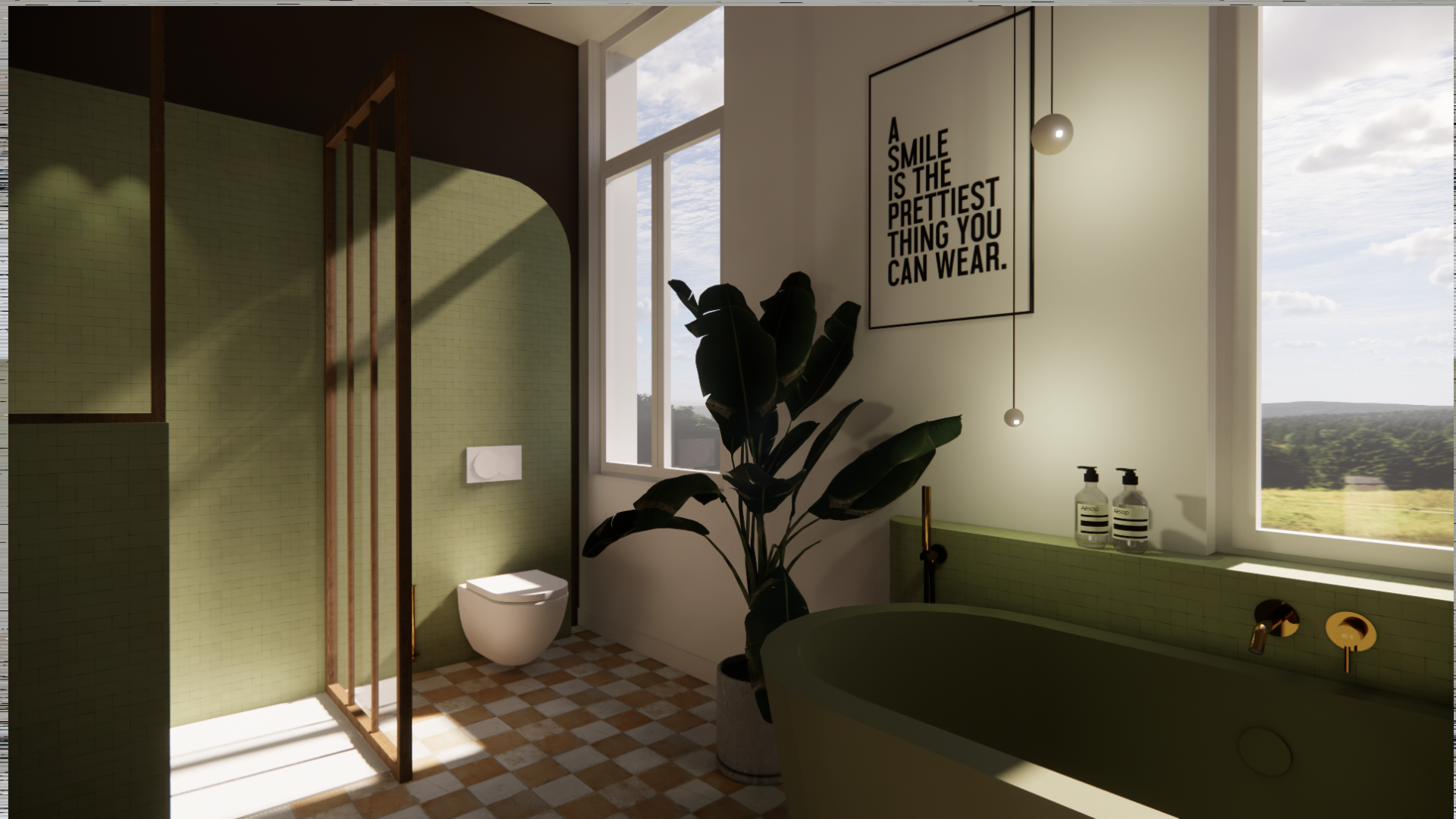 3D beeld badkamerrenovatie