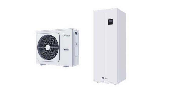 Midea Arctic R32 Tower warmtepomp voor vloerverwarming