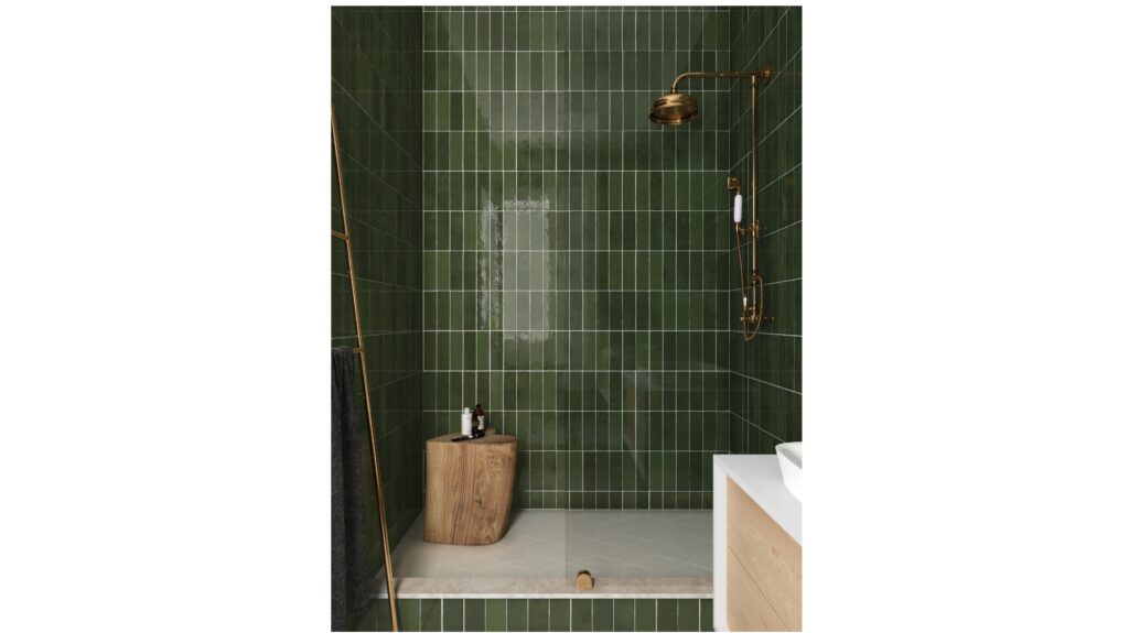 Wandtegel – Botanisch Groen 6,5 x 20 cm