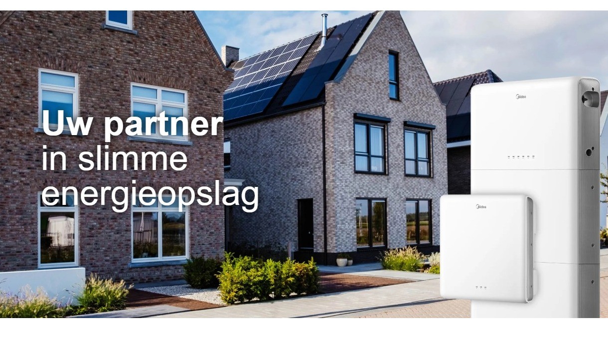 Midea MHelios – Uw slimme batterij geconnecteerd met uw warmtepompen